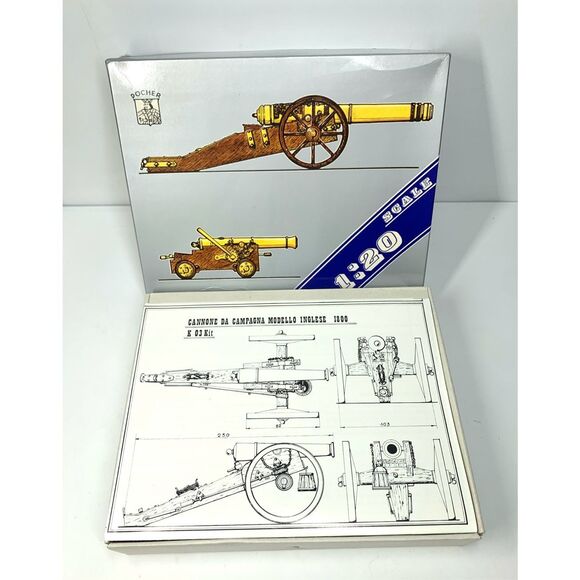 Pocher K03 Scale Model 1800 English Field Gun American Civil War Cannon 1/20 New - Picture 2 of 6
